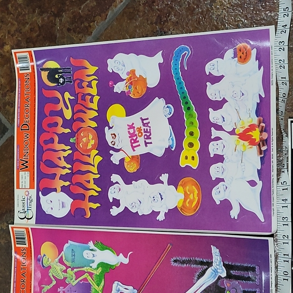 Vintage Halloween Window Clings - Picture 5 of 8